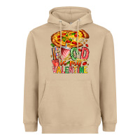 Mushroom Food Is My Valentine Heavyweight Hoodie - CowhideDigitalArt