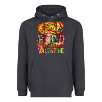 Smoke Food Is My Valentine Heavyweight Hoodie - CowhideDigitalArt