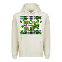 Oatmeal Heather Irish today but please kiss me st. patricks day Premium Hoodie - FaDigitalArtStudio