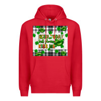 Red Irish today but please kiss me st. patricks day Premium Hoodie - FaDigitalArtStudio
