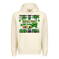 Sandshell Irish today but please kiss me st. patricks day Premium Hoodie - FaDigitalArtStudio