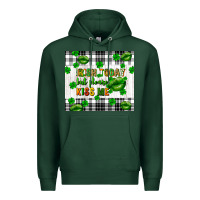 Sports Green Irish today but please kiss me st. patricks day Premium Hoodie - FaDigitalArtStudio