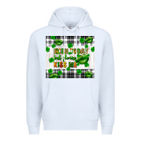 White Irish today but please kiss me st. patricks day Premium Hoodie - FaDigitalArtStudio