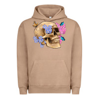 Pigment Burro skull flora butterfly Urban Hoodie - Artiststas