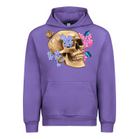 Tulip skull flora butterfly Urban Hoodie - Artiststas