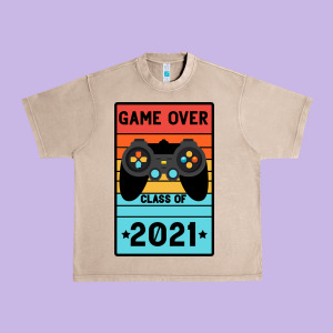 Game Over Class Of 2021 Urban Heavy Tee Designed By Bettercallsaul