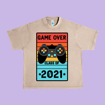 Game Over Class Of 2021 Urban Heavy Tee Designed By Bettercallsaul
