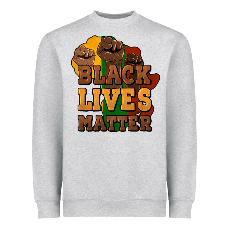 Black Lives Matter Heavyweight Sweatshirt by HowdyJamesFarm | Teevron