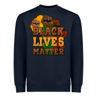 Navy black lives matter Heavyweight Sweatshirt - HowdyJamesFarm