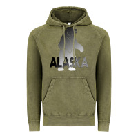 Vintage Olive Alaska Bear Vintage Hoodie - Bettercallsaul