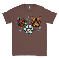 Chestnut Christmas paws Classic Tee - RanaPortraitStore