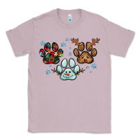 Lilac Christmas paws Classic Tee - RanaPortraitStore