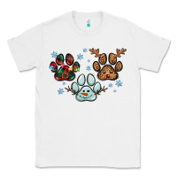 White Christmas paws Classic Tee - RanaPortraitStore