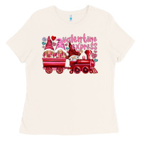 Bone valentines express with gnomies Ladies Tee - NancyCooperArtShop