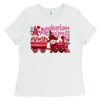 Valentines Express With Gnomies Ladies Tee | Teevron