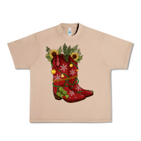 Burro Christmas boots Urban Heavy Tee - JahusDesignShop