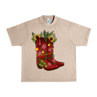 French Oak Christmas boots Urban Heavy Tee - JahusDesignShop