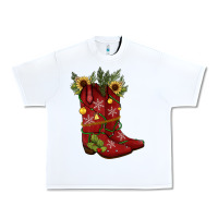 White Christmas boots Urban Heavy Tee - JahusDesignShop