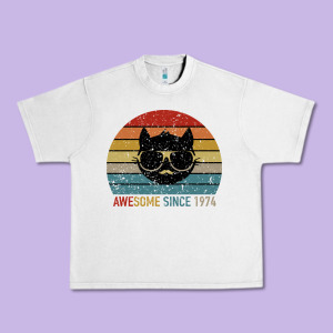 Awesome Since 1974 Urban Heavy Tee Designed By Bettercallsaul