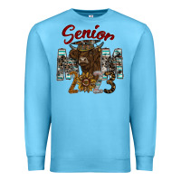 Ocean Blue Senior Mom 2023 Premium Sweatshirt - CowhideDigitalArt
