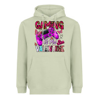 Matcha gaming is my valentine Heavyweight Hoodie - CowhideDigitalArt