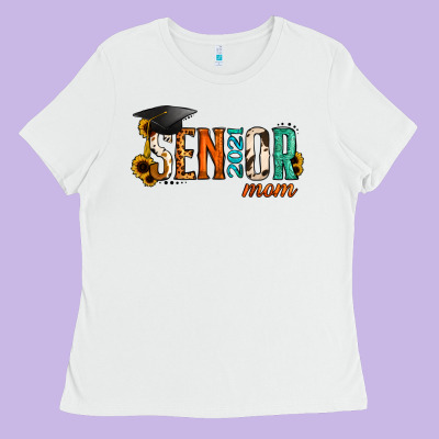Mom Of A Senior 2021 Ladies Tee Designed By Jasminsmagicworld