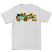 Dove Grey senior 2023 sunflower Premium Tee - NancyCooperArtShop