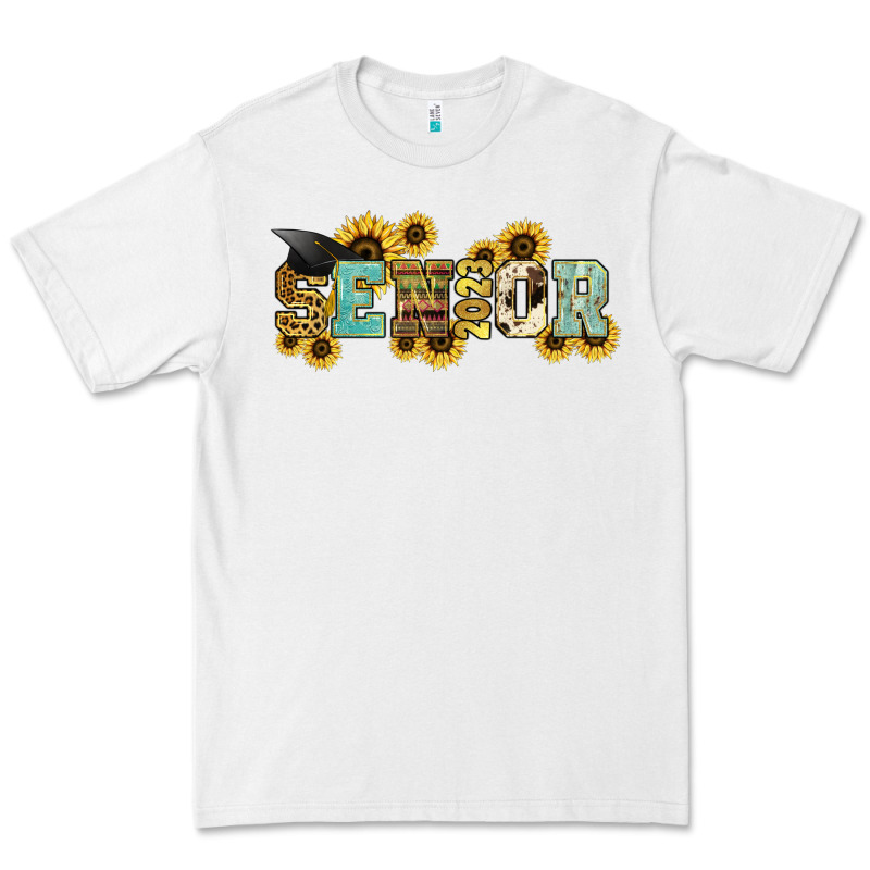 Senior 2023 Sunflower Premium Tee by NancyCooperArtShop | Teevron