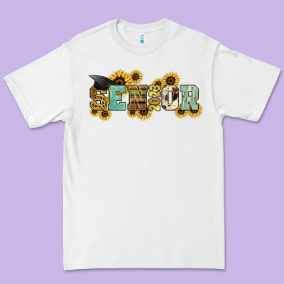 Senior 2023 Sunflower Premium Tee Designed By Nancycooperartshop