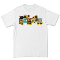 White senior 2023 sunflower Premium Tee - NancyCooperArtShop