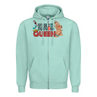 Seafoam nail queen bbs Zipper Hoodie - BundleAndBundleShop