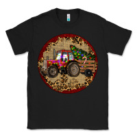 Black Christmas Tractor Classic Tee - RanaPortraitStore