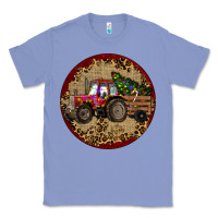 Colony Blue Christmas Tractor Classic Tee - RanaPortraitStore