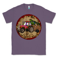 Lavender Christmas Tractor Classic Tee - RanaPortraitStore