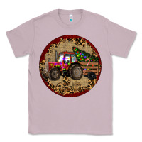 Lilac Christmas Tractor Classic Tee - RanaPortraitStore