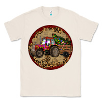 Natural Christmas Tractor Classic Tee - RanaPortraitStore