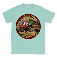 Seafoam Christmas Tractor Classic Tee - RanaPortraitStore