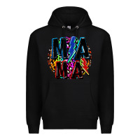 Black Mama lightning bolts Mother's Day Premium Hoodie - FaDigitalArtStudio