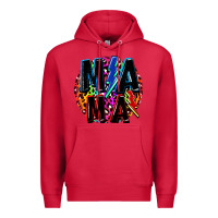 Cardinal Mama lightning bolts Mother's Day Premium Hoodie - FaDigitalArtStudio