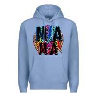 Colony Blue Mama lightning bolts Mother's Day Premium Hoodie - FaDigitalArtStudio