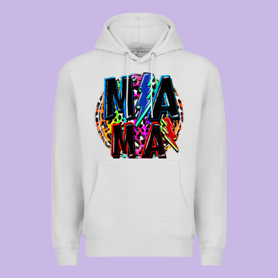 Mama Lightning Bolts Mother's Day Premium Hoodie Designed By Fadigitalartstudio