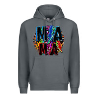 Rock Mama lightning bolts Mother's Day Premium Hoodie - FaDigitalArtStudio