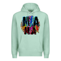 Seafoam Mama lightning bolts Mother's Day Premium Hoodie - FaDigitalArtStudio