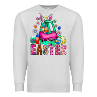 Dove Grey Easter Premium Sweatshirt - CowhideDigitalArt