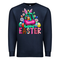 Navy Easter Premium Sweatshirt - CowhideDigitalArt
