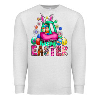 Oatmeal Heather Easter Premium Sweatshirt - CowhideDigitalArt