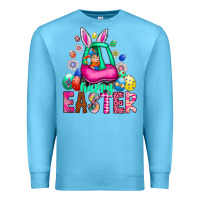 Ocean Blue Easter Premium Sweatshirt - CowhideDigitalArt