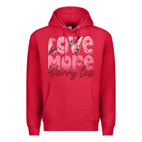 Cardinal love more worry less Premium Hoodie - RanaPortraitStore