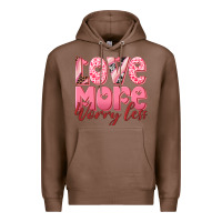 Chestnut love more worry less Premium Hoodie - RanaPortraitStore