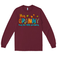 Burgundy customized this grammy loves her little pumpkins Long Sleeve Tee - texasbilliewilder